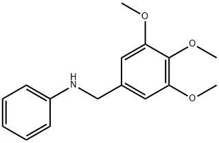 N-(3,4,5-trimethoxybenzyl)aniline 구조식 이미지