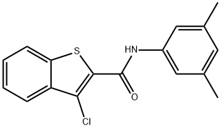 3-chloro-N-(3,5-dimethylphenyl)-1-benzothiophene-2-carboxamide Structure