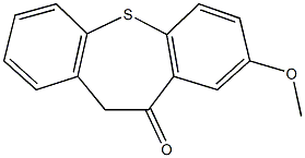 8-methoxydibenzo[b,f]thiepin-10(11H)-one Structure