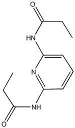 N-[6-(propionylamino)-2-pyridinyl]propanamide Structure