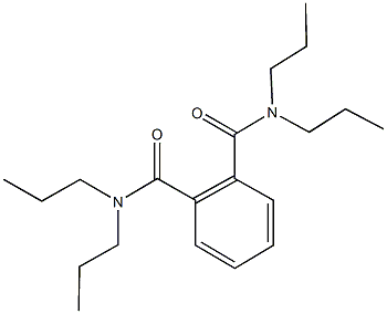 N~1~,N~1~,N~2~,N~2~-tetrapropylphthalamide 구조식 이미지