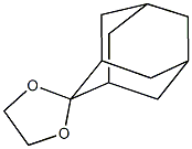 adamantane-2-spiro-2'-[1,3]-dioxolane 구조식 이미지