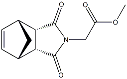 methyl (3,5-dioxo-4-azatricyclo[5.2.1.0~2,6~]dec-8-en-4-yl)acetate Structure