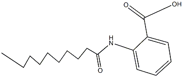 2-(decanoylamino)benzoic acid 구조식 이미지