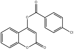 2-oxo-2H-chromen-4-yl 4-chlorobenzoate Structure