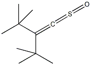 2-tert-butyl-3,3-dimethyl-1-sulfinyl-1-butene Structure