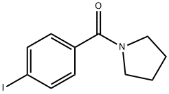 1-(4-iodobenzoyl)pyrrolidine 구조식 이미지