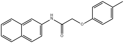 2-(4-methylphenoxy)-N-(2-naphthyl)acetamide Structure