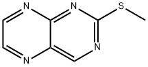 methyl 2-pteridinyl sulfide 구조식 이미지
