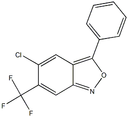 5-chloro-3-phenyl-6-(trifluoromethyl)-2,1-benzisoxazole Structure