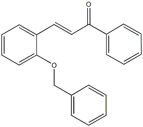3-[2-(benzyloxy)phenyl]-1-phenyl-2-propen-1-one Structure