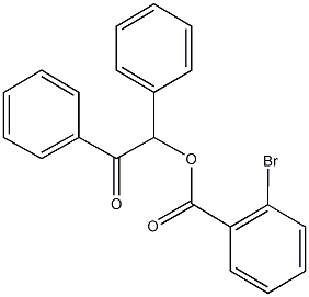 2-oxo-1,2-diphenylethyl 2-bromobenzoate Structure