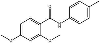 2,4-dimethoxy-N-(4-methylphenyl)benzamide 구조식 이미지