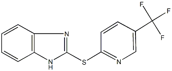 2-{[5-(trifluoromethyl)-2-pyridinyl]sulfanyl}-1H-benzimidazole 구조식 이미지