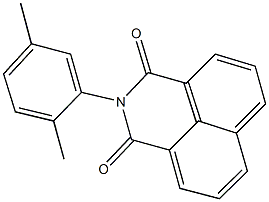 2-(2,5-dimethylphenyl)-1H-benzo[de]isoquinoline-1,3(2H)-dione 구조식 이미지