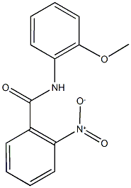 2-nitro-N-(2-methoxyphenyl)benzamide Structure
