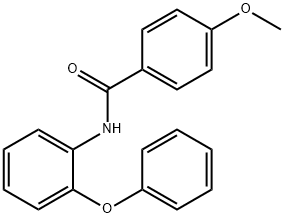 4-methoxy-N-(2-phenoxyphenyl)benzamide 구조식 이미지