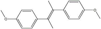 1-methoxy-4-[2-(4-methoxyphenyl)-1-methyl-1-propenyl]benzene Structure