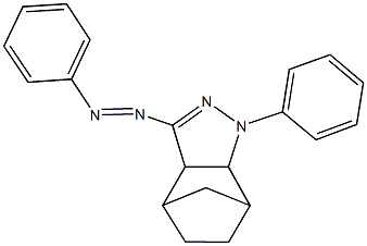 3-phenyl-5-(phenyldiazenyl)-3,4-diazatricyclo[5.2.1.0~2,6~]dec-4-ene Structure