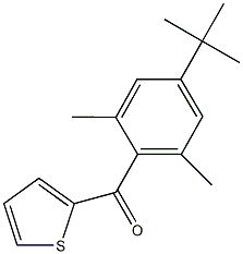 (4-tert-butyl-2,6-dimethylphenyl)(2-thienyl)methanone Structure