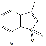 7-bromo-3-methyl-1-benzothiophene 1,1-dioxide Structure