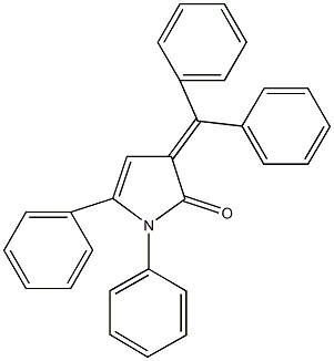 3-(diphenylmethylene)-1,5-diphenyl-1,3-dihydro-2H-pyrrol-2-one 구조식 이미지
