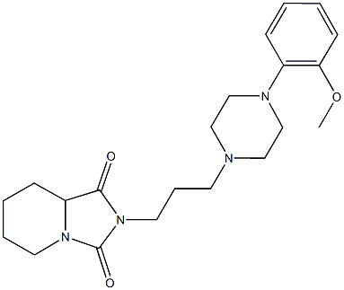 2-{3-[4-(2-methoxyphenyl)-1-piperazinyl]propyl}tetrahydroimidazo[1,5-a]pyridine-1,3(2H,5H)-dione 구조식 이미지