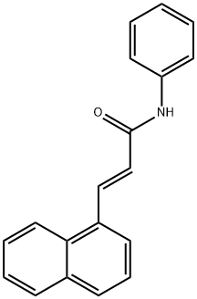 3-(1-naphthyl)-N-phenylacrylamide 구조식 이미지