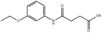 4-(3-ethoxyanilino)-4-oxobutanoic acid Structure