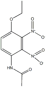 N-{4-ethoxy-2,3-bisnitrophenyl}acetamide 구조식 이미지