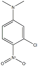 3-chloro-N,N-dimethyl-4-nitroaniline 구조식 이미지