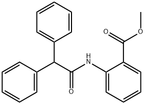 methyl 2-[(diphenylacetyl)amino]benzoate 구조식 이미지