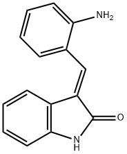 3-(2-aminobenzylidene)-1,3-dihydro-2H-indol-2-one 구조식 이미지