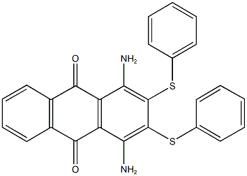 1,4-diamino-2,3-bis(phenylthio)anthra-9,10-quinone 구조식 이미지