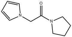 1-[2-oxo-2-(1-pyrrolidinyl)ethyl]-1H-pyrrole 구조식 이미지