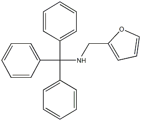 N-(2-furylmethyl)(triphenyl)methanamine 구조식 이미지