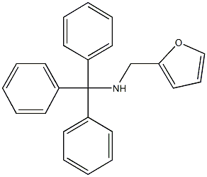 N-(2-furylmethyl)(triphenyl)methanamine Structure