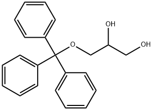 RAC-1-O-TRITYLGLYCEROL Structure