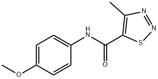 N-(4-methoxyphenyl)-4-methyl-1,2,3-thiadiazole-5-carboxamide Structure