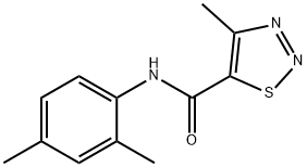 N-(2,4-dimethylphenyl)-4-methyl-1,2,3-thiadiazole-5-carboxamide Structure