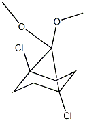 1,4-dichloro-7,7-dimethoxybicyclo[2.2.1]heptane 구조식 이미지