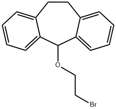 2-bromoethyl 10,11-dihydro-5H-dibenzo[a,d]cyclohepten-5-yl ether Structure