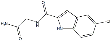 N-(2-amino-2-oxoethyl)-5-chloro-1H-indole-2-carboxamide Structure