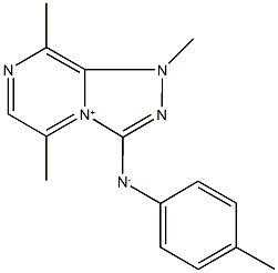 N-(1,5,8-trimethyl-1H-[1,2,4]triazolo[4,3-a]pyrazin-3-yl-4-io)-4-methylanilide 구조식 이미지