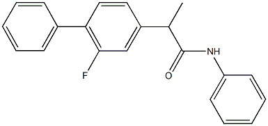 2-(2-fluoro[1,1'-biphenyl]-4-yl)-N-phenylpropanamide Structure