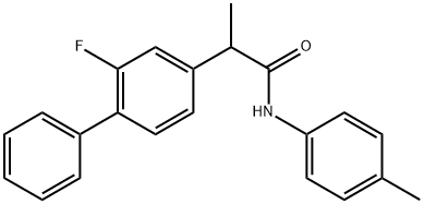 2-(2-fluoro[1,1'-biphenyl]-4-yl)-N-(4-methylphenyl)propanamide 구조식 이미지