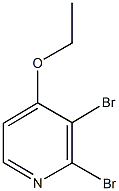 2,3-dibromopyridin-4-yl ethyl ether 구조식 이미지