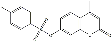 4-methyl-2-oxo-2H-chromen-7-yl 4-methylbenzenesulfonate 구조식 이미지