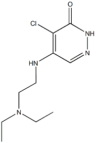 4-chloro-5-{[2-(diethylamino)ethyl]amino}-3(2H)-pyridazinone Structure