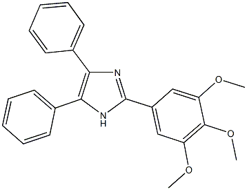 4,5-diphenyl-2-(3,4,5-trimethoxyphenyl)-1H-imidazole Structure